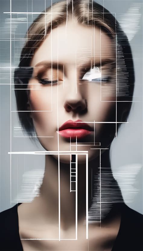 Abstract Photography Women Portrait XXL Formats In Acrylic Glass Up To 210 X 120 cm XXL Art Pictures Contemporary Art Photography Manipulation Modern