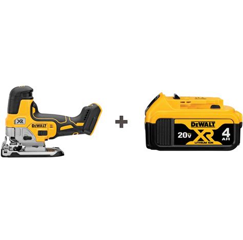 DEWALT Jigsaw Kit: Barrel Grip, T-Shank, Orbital Stroke, 3,200 Stroke/Min Stroke Rate - Max