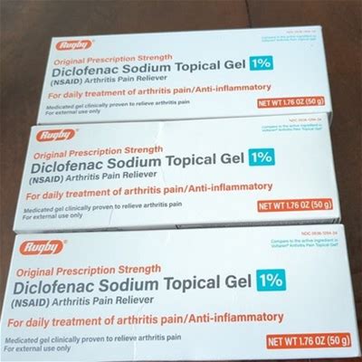 Diclofenac (Voltaren) Topical Gel 1% 1.76Oz (50G) Pain/Arthritis Trt