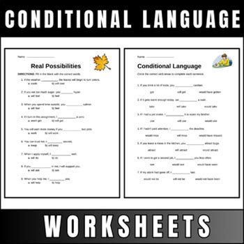 Conditionals In English: Comprehensive Worksheets For Practice And Proficiency