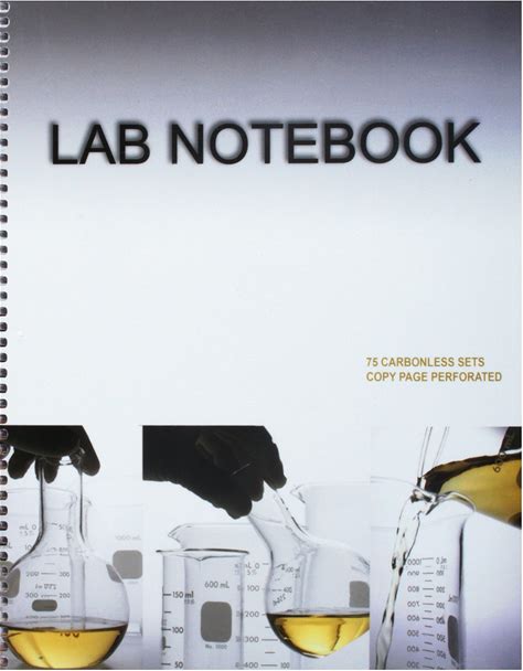 Lab Notebook 75 Carbonless Pages Spiral Bound (Copy Page Perforated)