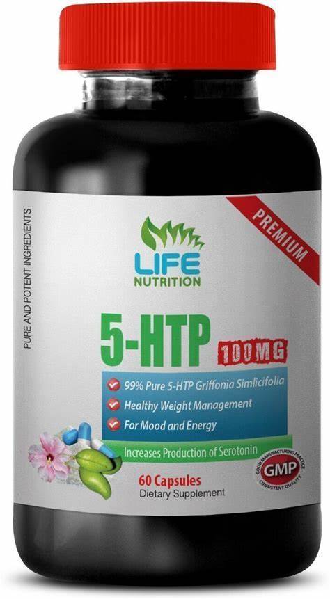 Seratonin Pure 5-HTP 99% 100Mg Influence Sleep Capsules 1B. LIFE NUTRITION. Sleeping Pills. 601133661474.