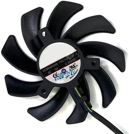 Graphics Card Cooling Fans Suitable Fordell RTX 3060TI 3060 Forlenovo RTX 3060TI 3060 Forhp RTX 3060TI 3060 Series Desktop FDC10H12D9-C 12V 0.35A...