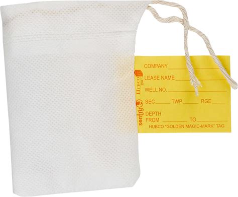 Hubco Sentry II Soil Sample Bags 3.5" X 5" Box Of 50