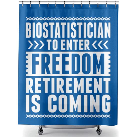 Retired Biostatistician Enter Freedom Shower Curtains