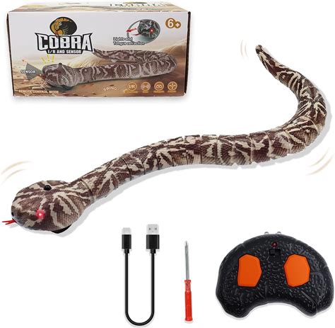 Remote Control Snake Toy, Realistic Rc Rattlesnake Fast Moving