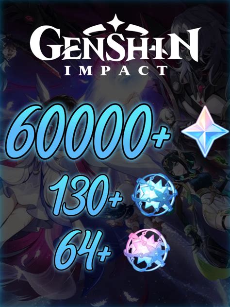 Genshin Impact Account NA 60000+ Primos, 133+ Fates, 64+ Wishes America. Genshin Impact. Other Video Game Accessories. 137952350683.