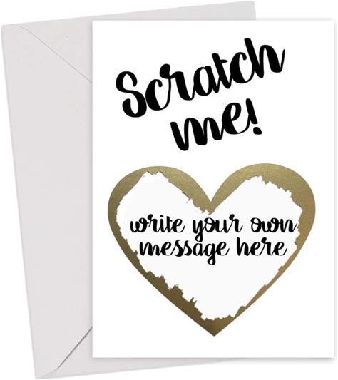 Custom Scratch Off Card For Any Occasion | Write Your Own Message