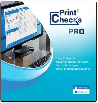 Print Checks: Pro, Check Printing Software For Windows 10/11