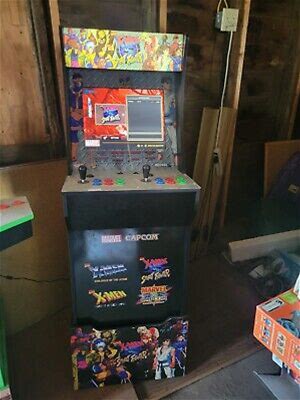 Arcade1up X-Men Vs. Street Fighter Arcade Cabinet With Riser