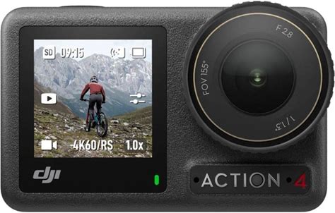 DJI Osmo 4 Standard Combo Action Camera: 4K UHD, Minisd, 10MP, 64GB Storage