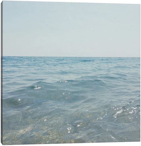 Calm Ocean - Canvas Print Wall Art By Cassia Beck - 18"X18" - Icanvas