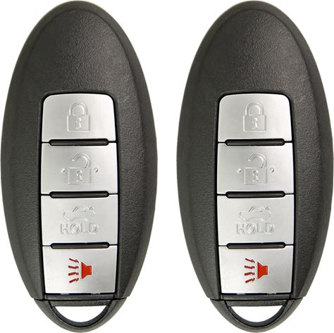 Keyless2go Replacement For Proximity Smart Key Nissan KR5S180144014 IC 014 285E3-3TP0A - 2 Pack