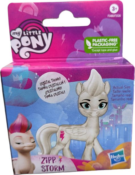 Hasbro Toys | Hasbro My Little Pony Zipp Storm Crystal Theme Mini Figure Nib | Color: White | Size: Toy N/A