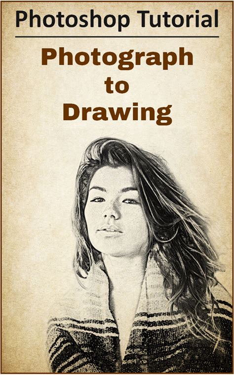 Photoshop Tutorial - Photograph To Drawing