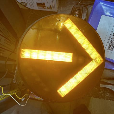 LED Arrow Yellow Traffic Light Module -Used. Traffic Lights & Signals.