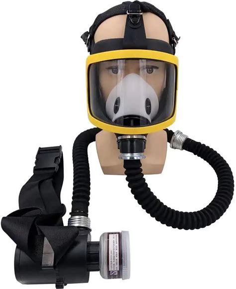 Ectric Constant Air Flow Supplied Fed Full/Half Face Gas Mask Breathing System Protective Respirator