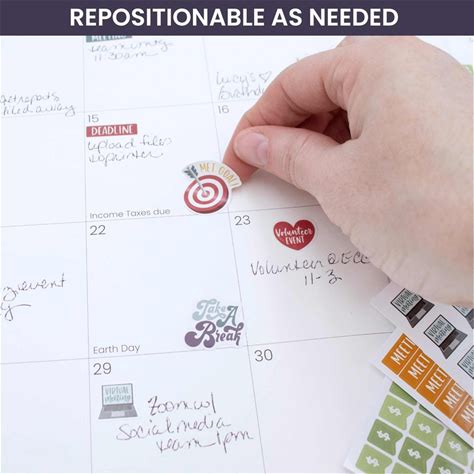 Workday Essentials Planner Stickers - Productivity Variety Pack For