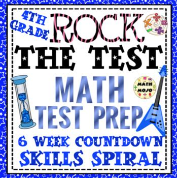 Math Test Prep Rock The Test (4Th Grade) 6 Week Countdown
