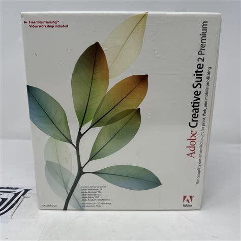 Adobe Creative Suite 2 Premium 18040290 Mac Edition - Sealed | Color: Red/Tan | Size: Os
