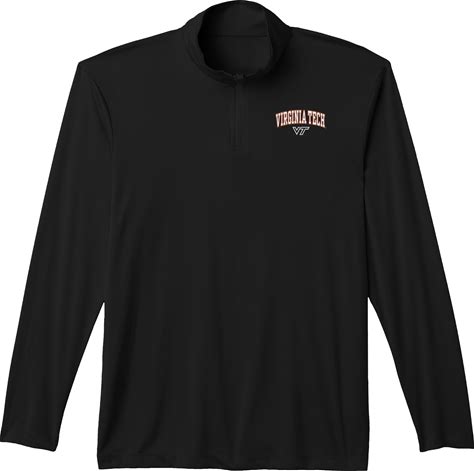 Virginia Tech Hokies Arch Over Officially Licensed Performance Quarter-Zip Top