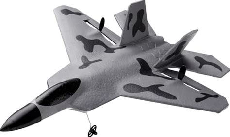 Vevor Rc Plane 2 Channel Remote Control Airplane 24Ghz With 6Axis Gyro Stabilizer2 Batteries F22 Fighter Aircraft Plane Toy For Adults Kids Beginners