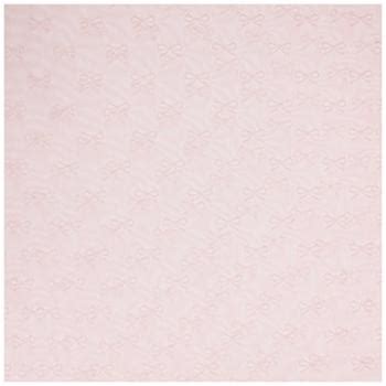 Pink Bows Tulle Fabric