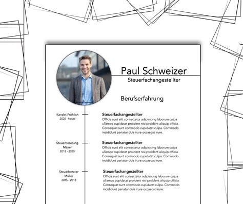 Application Template CV Classic Word Black