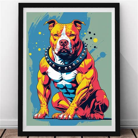 Poster A4 Download-Muscle Dog-The Guardian Of Your Walls Comicart 210 X 297 mm
