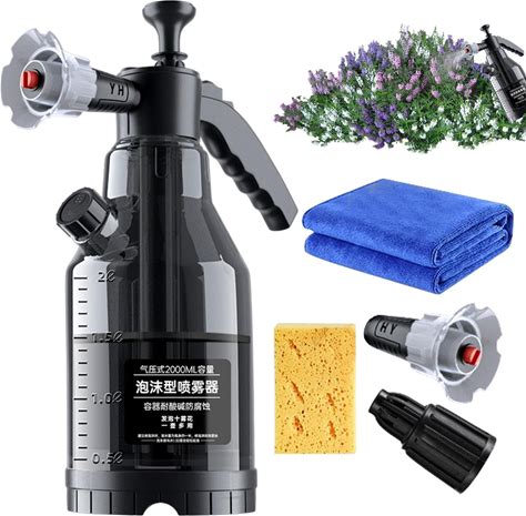 Car Wash Foam Spray Can, Car Foam Sprayer With Handle, Auto Pressure Washer Attachments Kit, Cleaning Supplies For Truck