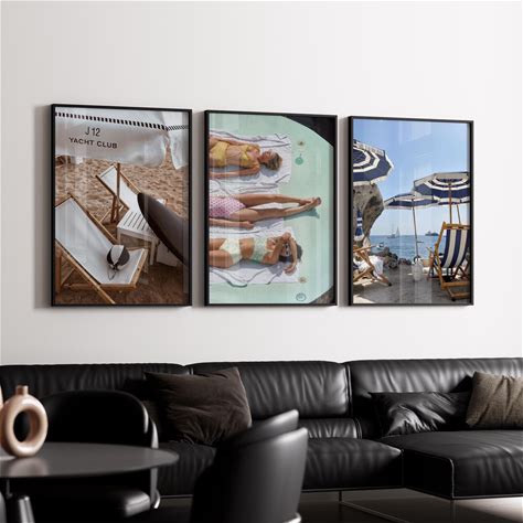 Girls Club Set Of 3 Posters | Old Money Painting Modern Aesthetic Wall Art | Rich Lifestyle Fashion Digital Print | Summer Trendy Hypebeast