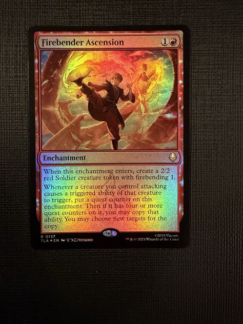 Firebender Ascension - 137 Foil - Avatar: The Last Airbender - Mtg NM