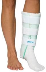 Leg Splint Aircast® One Size Fits Most Hook And Loop Strap Closure Left Leg - Leg Brace, W/Anterior Panel Lt - Djo