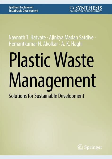 Plastic Waste Management Solutions For Sustainable Development A€" Pdf/Epub Version Downloadable