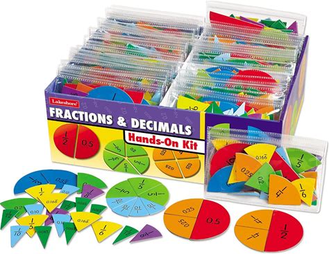 Lakeshore Fractions & Decimals Hands-On Teaching Kit