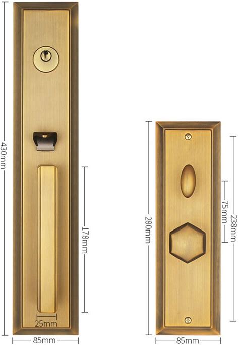 Modern Security Factory Price Gate Door Lock With Key Lock Safes