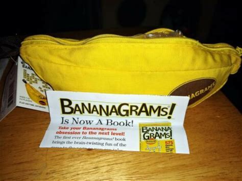 Bananagrams Anagram Word Making Building Game Complete With