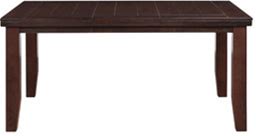 Urbana Cherry Finish Dining Table With Expandable Leaf, Perfect For Family Gatherings And Elegant Dinners. Brown