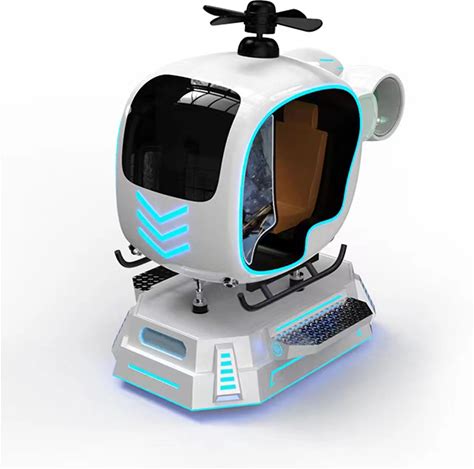 Factory 9D VR Flight Simulator Virtual Reality Airplane Helicopter Game Machine Indoor Metal Design For Adventure Park Daycare