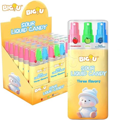 Candy Manufacturer Wholesale High Quality Sour Sweet Fruit Flavor Triple Liquid Candy Spray