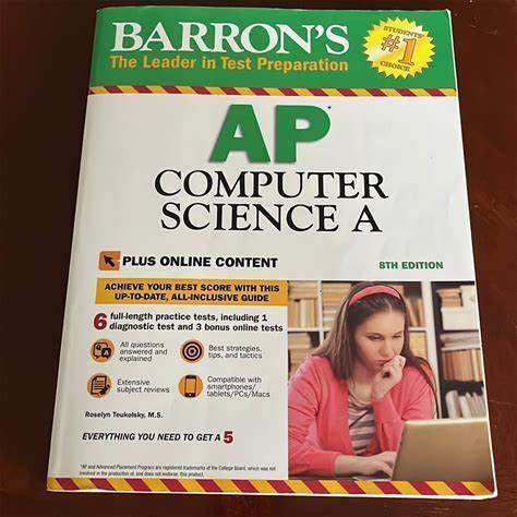 Barrons Other | Barrons Ap Computer Science Workbook W/ Online Content & Practice Tests. | Color: Green/White | Size: Os