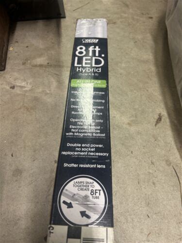 Feit Electric T8/T12 Daylight 96in. 1-Pin Linear Plug/Play Led