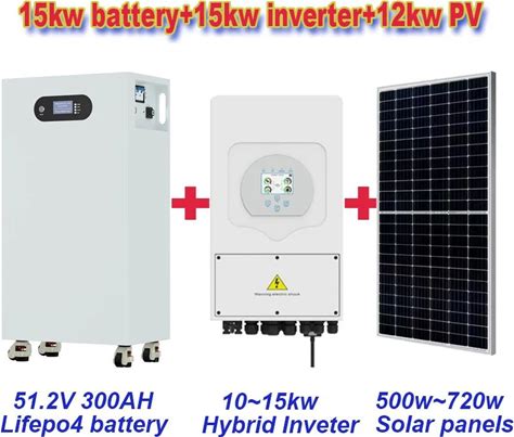 Bestselling 10Kw 12Kw 15Kw 20Kw 30Kw 50Kw Energy Storage System Complete Kit Lifepo4 Battery