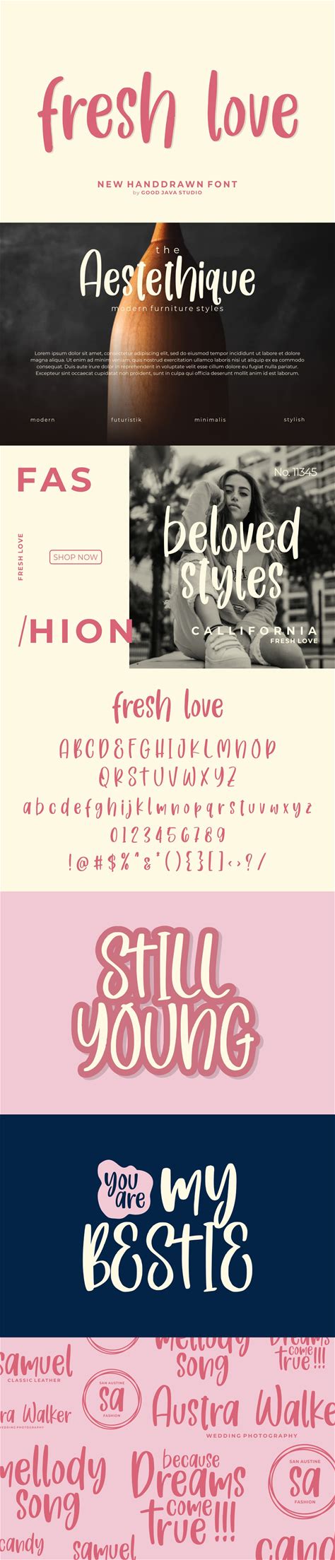 Fresh Love | Handwritten Font By Good Java Studio | Creative Market