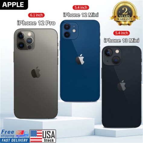 Apple iPhone 12 Pro iPhone 12 Mini iPhone 13 Mini Factory Unlocked