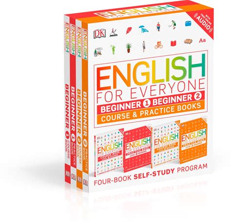 English For Everyone: Beginner Box Set - Level 1 & 2: ESL For Adults, An Interactive Course To Learning English