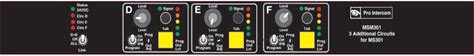 Pro Intercom MSM301 3-Circuit Add-On | Performance Audio