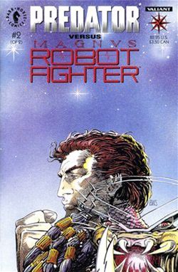 Predator Vs. Magnus Robot Fighter (1992) 2 NM Comic Book