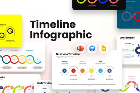 Modern Timeline Powerpoint Template: Fully Editable Charts
