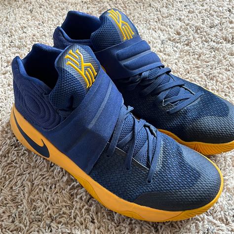 Nike Shoes | Kyries Nike Shoes Blue And Gold | Color: Blue/Gold | Size: 10.5